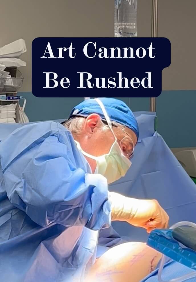 Art Cannot Be Rushed