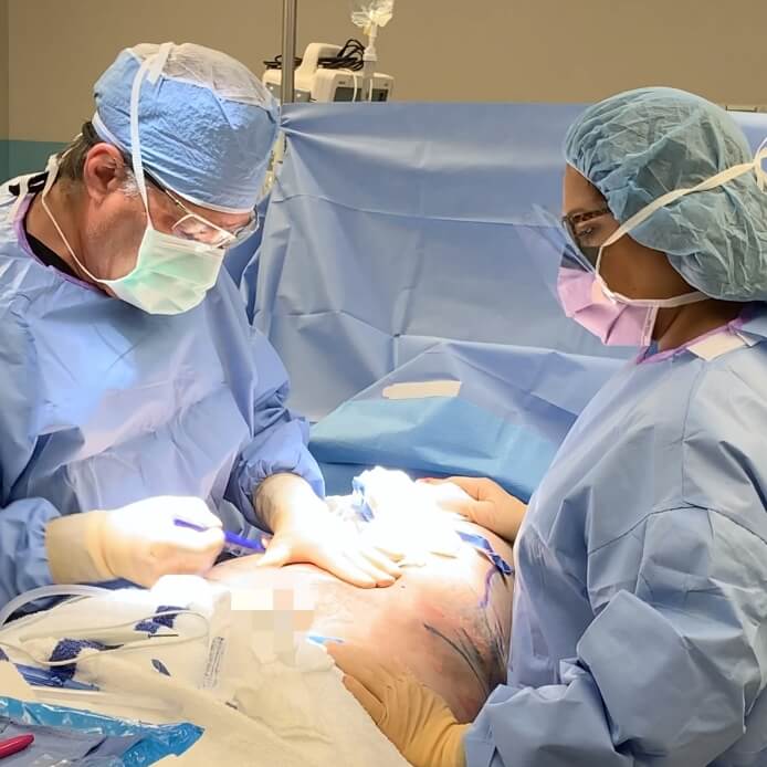 America's Best Plastic Surgeon Dr. Patronella in Surgery